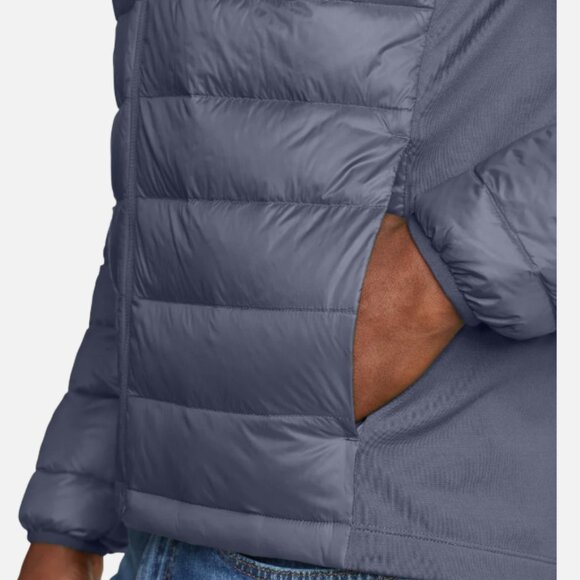 Eddie Bauer Men's Down Puffer Jacket Grey M - Picture 5 of 5